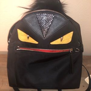 Fendi monster backpack